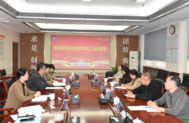 潍坊学院工会来437ccm·必赢国际交流工会工作